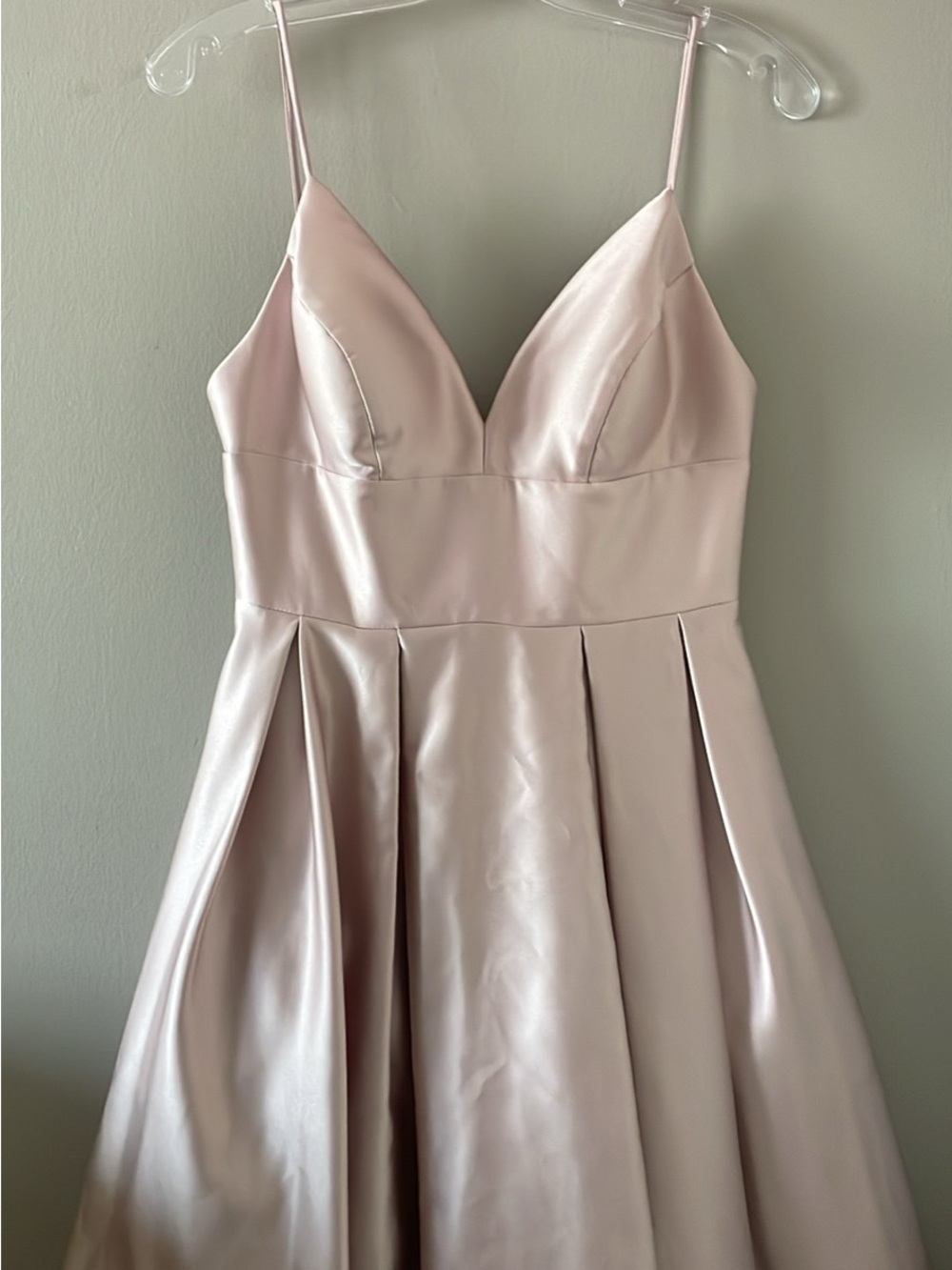 Betsy Adam Prom/Bridesmaid Dress in Pale Blush